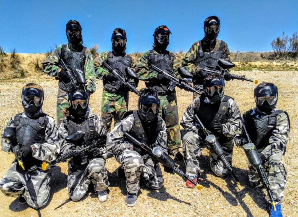 Paintball para grupos, despedidas de soltero, fiestas de empresa... en Madrid