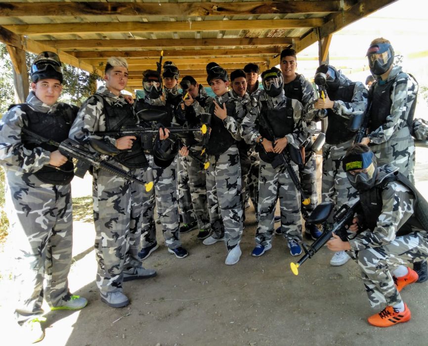 Paintball para grupos, despedidas de soltero, fiestas de empresa... en Madrid