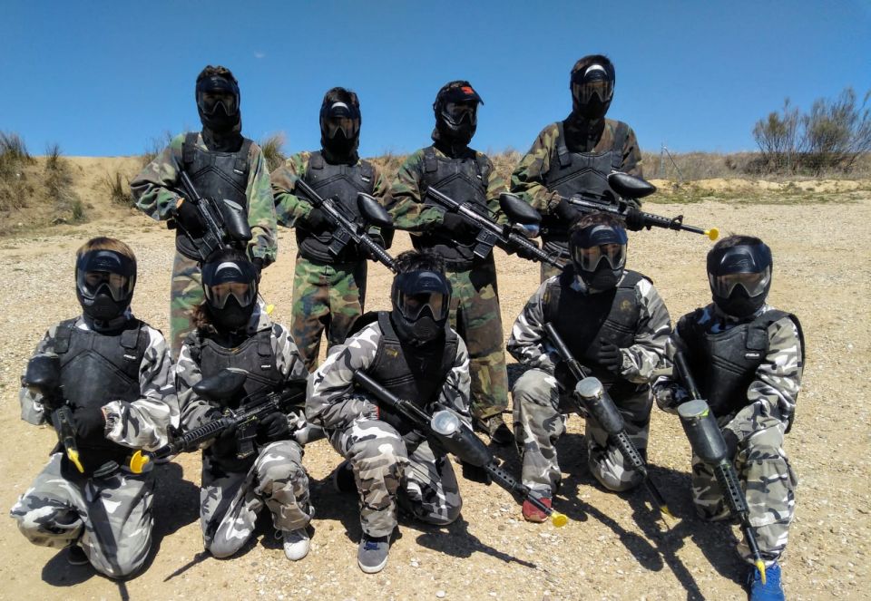 Paintball para adultos y ni&ntilde;os en Madrid