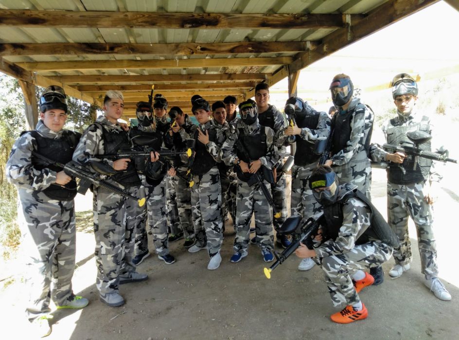 Paintball en Madrid con amigos