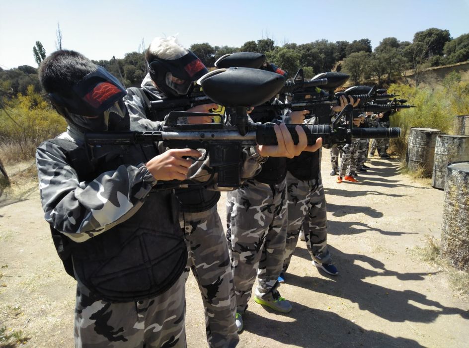 Paintball para ni&ntilde;os en Madrid