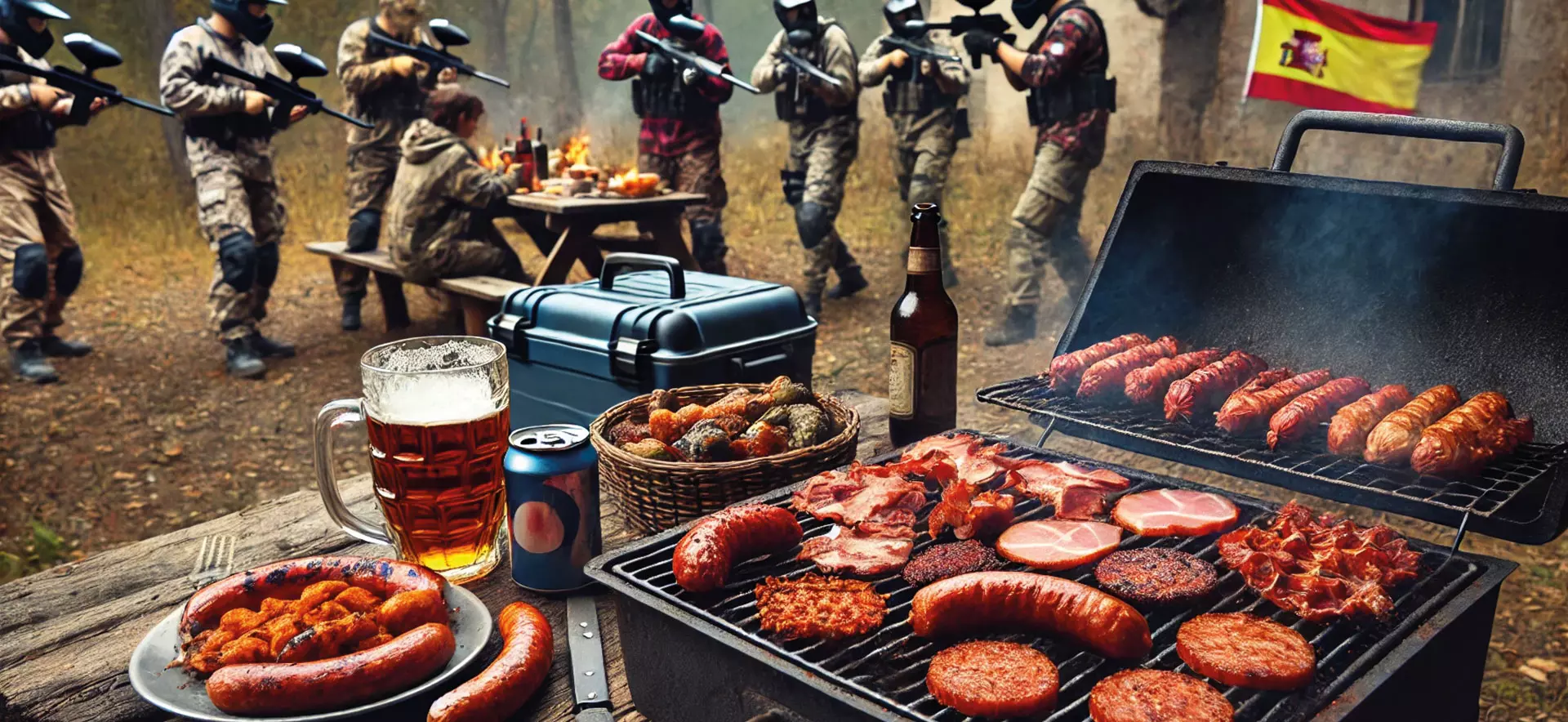 Paintball con Barbacoa para Adultos y Ni&ntilde;os en Madrid